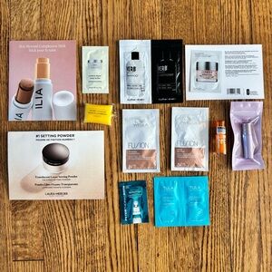 Beauty Samples - Clinique, Laura Mercier, Tarte, TULA, PTR, ILIA, VERB & more